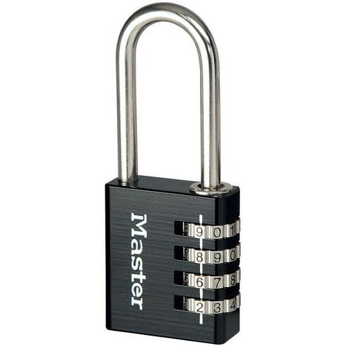 Cadeado com combinação n.º 7640DBLK – Master Lock