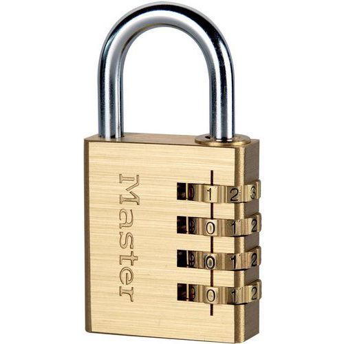Cadeado com combinação e acabamento em latão – Master Lock