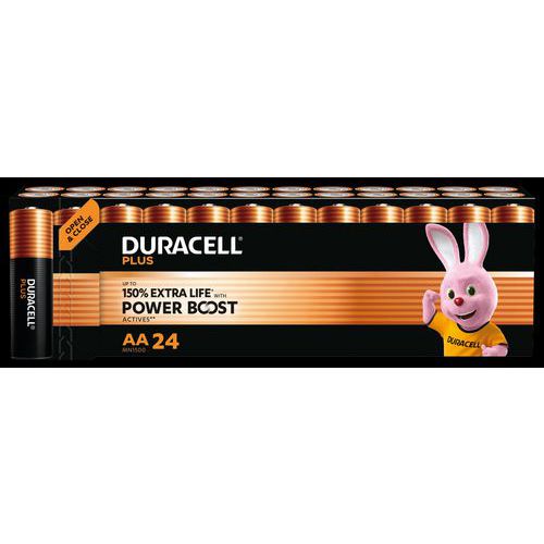Pilha alcalina AA Plus Powerboost – 24 unidades – Duracell Pilha alcalina AA Plus Powerboost – 24 unidades – Duracell