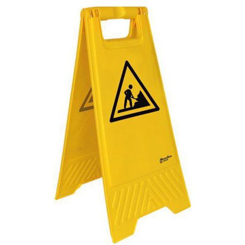 Cavalete de sinalização – Obras – Manutan Expert Cavalete de sinalização – Obras – Manutan Expert