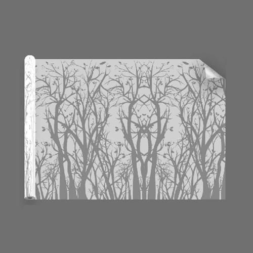 Película decorativa fosca com árvores – Luminis