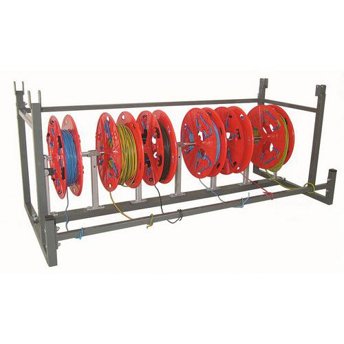Módulo de estante de coroas para carretéis e rolos Bobi-Rack – Câble Équipements