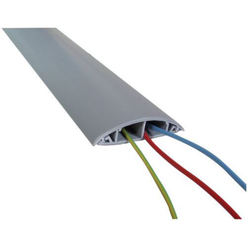 Calha passa-cabos em PVC rígido - Manutan Expert