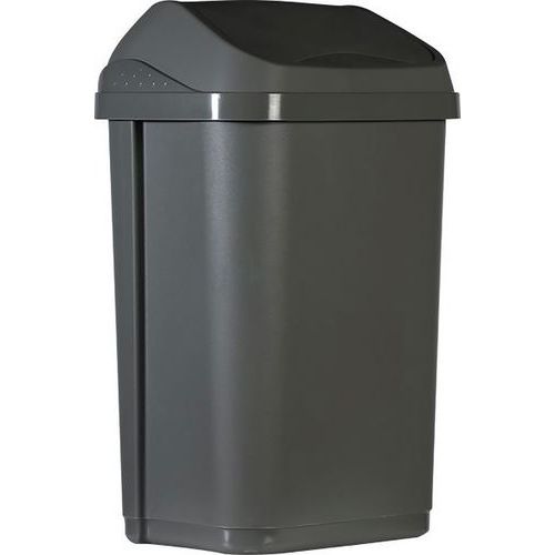 Caixote de lixo para casa de banho com tampa basculante 25 L –Probbax
