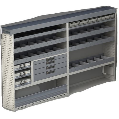 Armário de alumínio de veículo comercial para furgão – HABRIAL Manutention