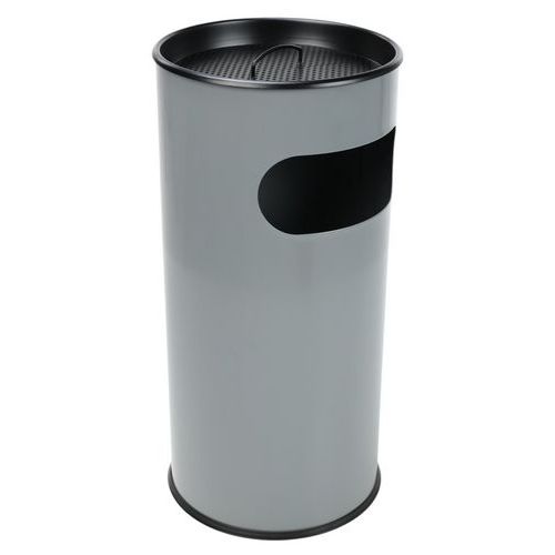 Caixote de lixo/cinzeiro com abertura – 30 L ou 50 L - Manutan Expert