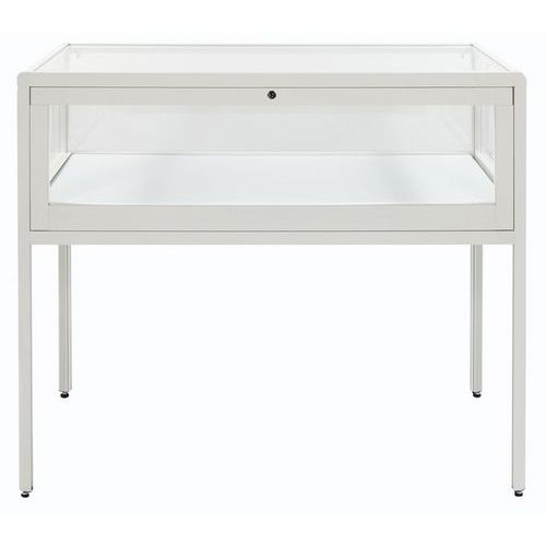 Vitrina de exposição tipo mesa com gaveta – 100 x 60 x 95 cm – Sarazino