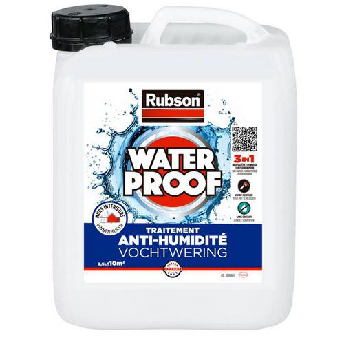 Tratamento para paredes interiores húmidas Waterproof – Rubson