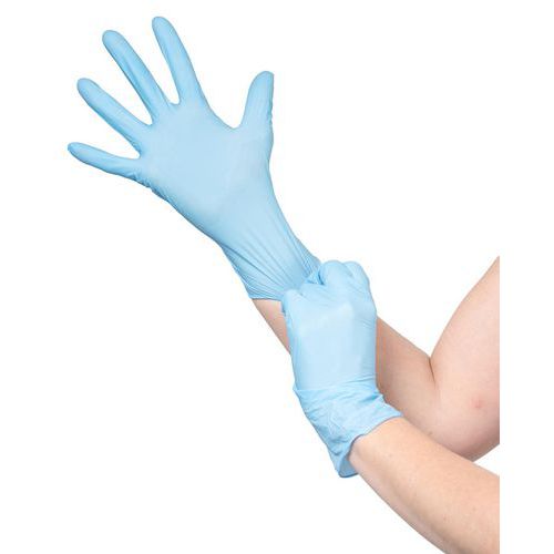 Luva descartável em nitrilo Coverfeel Touch sem pó – Medicom