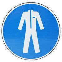 Painel – vestuário de proteção obrigatório – PVC – Manutan Expert