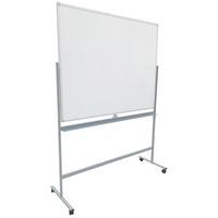 Quadro branco magnético envernizado, móvel e reversível - Manutan Expert