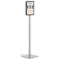 Suporte de coluna INFO STAND BASIC formato A4 – Durable