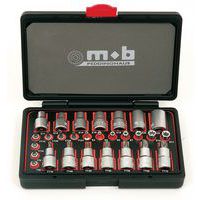 Caixa plástica Tamper Torx 1/4''/1/2'' 28 peças – Mob