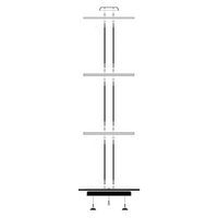 Coluna giratória para armários Raaco - Altura 176 cm