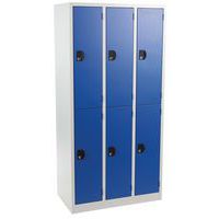 Cacifo multicompartimentos com cabides Modulo – 1 a 3 colunas – Com base - Manutan Expert