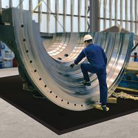 Placa modular de proteção do pavimento e de equipamentos Slabmat Carré – Notrax