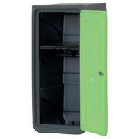 Cacifo médio em plástico – com base – com prateleira porta-cabides – EMP