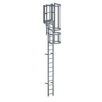 Kit completo de escada com guarda-corpo – 4,75 m de altura