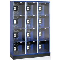 Cacifo com portas transparentes com moeda – 12 compartimentos – CP