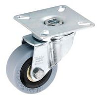 Rodízio com placa - Capacidade de 40 a 70 kg - Giratório