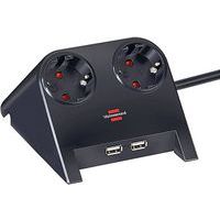 Bloco encastrável de 4 tomadas