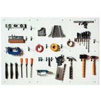 Painel e ganchos Perfo Light - kit D