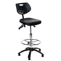 Cadeira ergonómica em poliuretano Domino - Alta