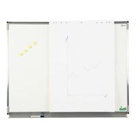 Quadro branco esmaltado com fixadores