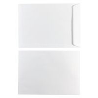 Envelope kraft branco autocolante