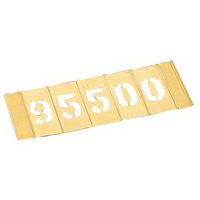 Stencil em latão - Jogo de 15 números