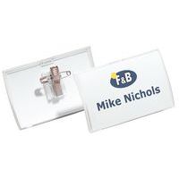 Porta-crachás Clik Fold - Com mola combi