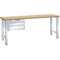 Bancada 27x36E com 3 gavetas – altura de 890 mm – Lista