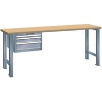 Bancada com 3 gavetas 27x36E – altura 850 mm – Lista