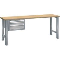 Bancada 27x36E com 3 gavetas – altura de 850 mm – Lista