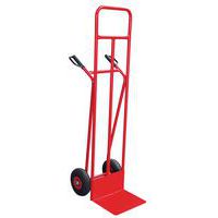 Transportador em aço – 150 kg – Roda antifuros – Aba fixa