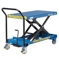 Mesa elevatória móvel – Capacidade de carga de 300 e 500 kg