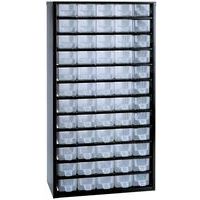 Bloco de compartimentos em metal com gavetas – Viso