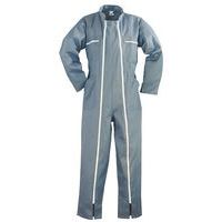 Fato de trabalho fecho de correr duplo - Cinzento