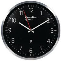 Relógio de parede analógico controlado por rádio Ø 40 cm - Manutan Expert