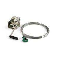 Guincho com cabo manual e travão automático