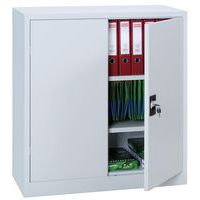 Armário baixo com portas rebatíveis para montar – largura 120 cm - Manutan Expert