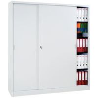 Armário para montar com portas corrediças – alto – comp. 180 cm – Manutan Expert