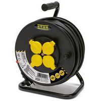 Enrolador para estaleiro padrão SCHUKO. 4 tomadas IP44 – Stak