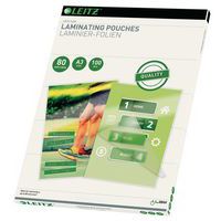 Bolsas de plastificação a quente A3 – 80 µm – Leitz