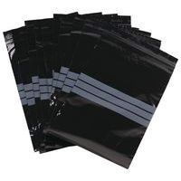 Saquetas zip – pretas com fitas brancas de 50 µm - Manutan Expert