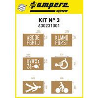 Conjunto de estênceis n.º 3 – Ampere System