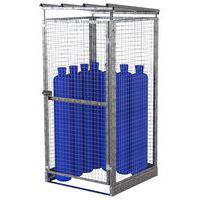 Abrigo para armazenamento de botijas de gás, fixação ao solo – Sameto Technifil