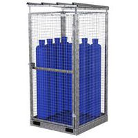 Abrigo para armazenamento de botijas de gás – móvel quando vazio – Sameto Technifil