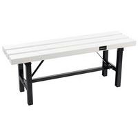 Banco em PVC branco – para montar - Manutan Expert