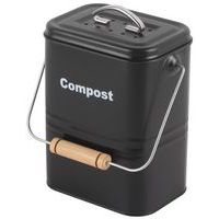 Caixote de lixo de compostagem com filtro de carvão – 3 L – Arvix